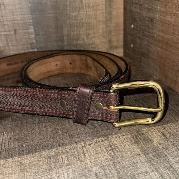 LEEGIN leather‎ Belt- Diamond print- size 50 - Picture 9 of 9